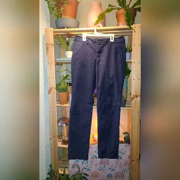 Sophisticated Navy Corduroy Dress Pants - Picture 2 of 6